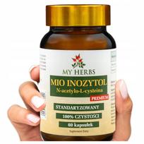 Maisto papildas Mio Inositol N-Acetylcysteine Premium Standardized 60 kaps.