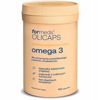 Maisto papildas OLICAPS Omega 3 60 kapsulių, žuvų taukai