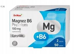 Maisto papildas Dr.Max Magnesium B6 Premium Citrate 100mg, 50 tabl.
