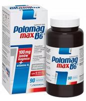 Maisto papildas POL0MAG MAX B6, 90 tablečių, magnio citratas
