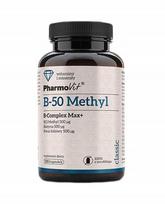 Maisto papildas PharmoVit B-50 Methyl B-Complex Max+, 120 kaps.