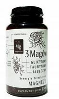 Maisto papildas Nanga Three Magicians magnesium glycinate taurate malate, 100 kapsulių