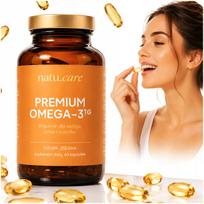 Omega 3 Premium rūgštys 750 mg, EPA 500 mg, DHA 250 mg, 60 kapsulių