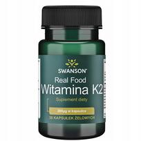 Maisto papildas SWANSON Vitamin K2 200 MK-7 Natto, 30 kapsulių
