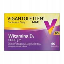 Vitaminas D3 Vigantoletten Max 2000 IU kapsulės, 60 vnt.