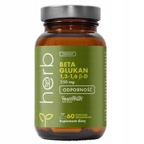 Maisto papildas HERB Beta Glucan 1,3-1,6 250mg 60 kapsulių