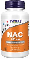 Maisto papildas NOW FOODS NAC 600 mg 100 kaps.
