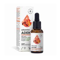 Maisto papildas AURA HERBALS Vitamin ADEK A + D3 2000 IU + E + K2 lašai 30 ml