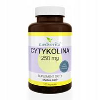 Maisto papildas Medverita Citicoline 250 mg, 120 kapsulių