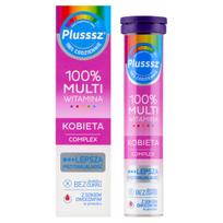 Multivitaminų moterims kompleksas Plusssz 20 putojančių tablečių