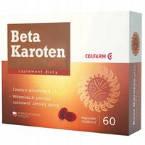 Maisto papildas Colfarm Beta Carotene Plus 60 kapsulių