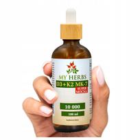 Maisto papildas Vitamin D3 + K2 MK-7 lašai alyvuogių aliejuje 100 ml