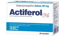 Geležies papildas ActiFerol Fe 30mg, 30 pakelių