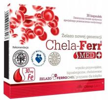 Geležies papildas Olimp Chela-Ferr Med, 30 kapsulių