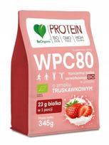 Whey Protein WPC 80 braškių BIO baltymai 345 g