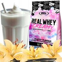 Išrūgų baltymai Real Pharm Whey Creamy 700g, vanilės skonio
