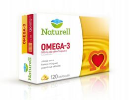 Omega-3 kapsulės NATURELL 0,5 g, 120 kapsulių USP