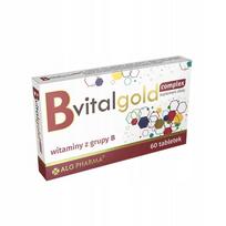 Maisto papildas B grupės vitaminai VitalGold ALG Pharma, 60 tablečių