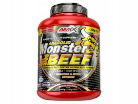 Baltyminiai milteliai MONSTER BEEF PROTEIN Amix 1000g, šokolado skonio