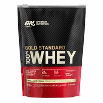 Baltymų kondicionierius Gold Optimum Nutrition 450g vanilinių ledų skonio