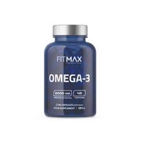 Omega-3 FitMax riebalų rūgštys, 90 kapsulių, žuvų taukai 1000 mg, EPA + DHA