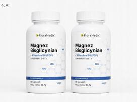 Magnio bisglicinatas su vitaminu B6 P-5-P, 90 kapsulių, 2 vnt.