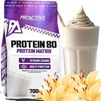 Baltymų milteliai ProActive Protein 80 700g vanilės skonio