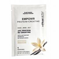 EMPOWR vanilės skonio augalinis baltymas su kreatinu ir probiotikais 36 g