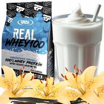 Baltymų papildas Real Pharm Real Whey 100 2000g vanilės skonio