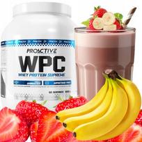 Išrūgų baltymų papildas Proactive Whey 1800g, braškių ir bananų skonio