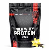 Baltymų milteliai Eccono MILK WHEY PROTEIN 700g, vanilės, NIGHT PROTEIN CASEIN WPC GLYCINE