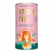 Veganinis baltymų kokteilis PROTEIN STAY FIT PRIMABIOTIC 500 g, sūrios karamelės skonio