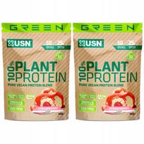Augalinis baltyminis kokteilis USN VEGAN PROTEIN 900g, 2 vnt.