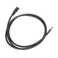 3 Pin Female E Bike Extension Cable Stable Performance 2A 250V Bike Lithium Battery Cable for Bike Modification gray
