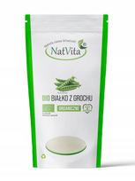 Augalinių žirnių baltymų milteliai 80% BIO, 500 g, NatVita