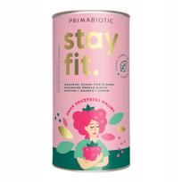 Veganinis baltyminis kokteilis PROTEIN STAY FIT PRIMABIOTIC 500 g, sultinga avietė