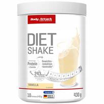 Dietinis kokteilis BODY ATTACK Diet Shake 430g vanilinis baltyminis