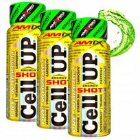Energinis preworkout shot su taurinu, argininu, beta alaninu ir vitaminu C, 3 x 60 ml
