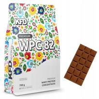 Baltyminiai milteliai KFD Premium WPC 82 700 g šokolado skonio
