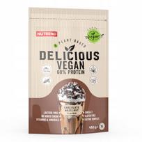 Baltyminiai milteliai Nutrend Vegan Protein 450g šokolado ir lazdyno riešutų skonio