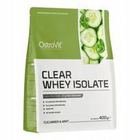 Išrūgų baltymų izoliatas OstroVit Clear Whey Isolate 400 g, agurkų ir mėtų, be cukraus