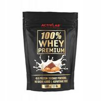 Išrūgų baltymai ACTIVLAB 100% WHEY PREMIUM 500g žemės riešutų sviesto ir šokolado skonio