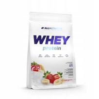 Išrūgų baltymų milteliai ALLNUTRITION WHEY PROTEIN 908g, bananų ir braškių skonio
