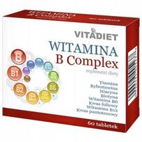 Vitaminų B kompleksas Vitadiet, 60 tablečių
