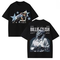 Billie Eilish 100cotton Tshirt 2026 Summer New Unisexs Unisexs Y2k Retro Fashion Graphic Streetwear Oneck Shirt Fan Gifts S