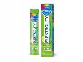 Elektrolitų ir multivitaminų tabletės Plusssz Lemon & Mint, 24 vnt.