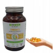 Maisto papildas Biowen Omega 3 660mg EPA 440mg DHA 90 kapsulių Peru ančiuvių aliejus