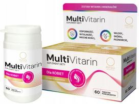 Vitaminai ir mineralai moterims RING MULTIVITARIN, 60 tablečių