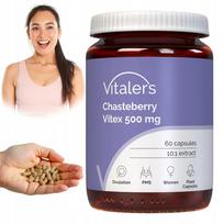 Maisto papildas Immaculate 500 mg Vitex Agnus, 60 kapsulių