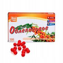 Šaltalankių aliejaus kapsulės 100 vnt. 300 mg